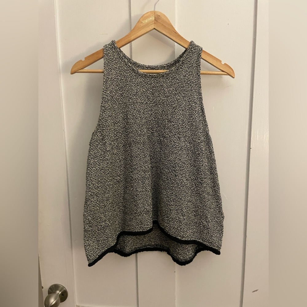 Madewell Black & White Tank